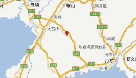 地震台网正式测定:12月19日2时39分在辽宁鞍山市海城市(北纬40.